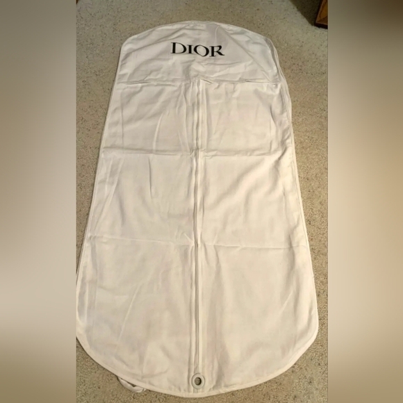 Dior Handbags - Christian Dior White Garment Bag 62" x 21"